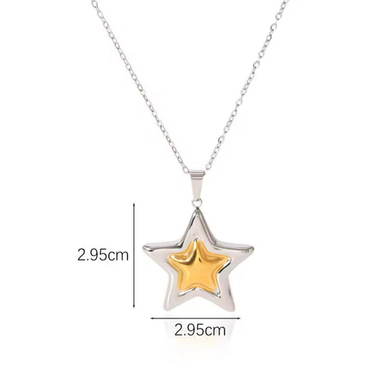CADENA ESTRELLA BICOLOR