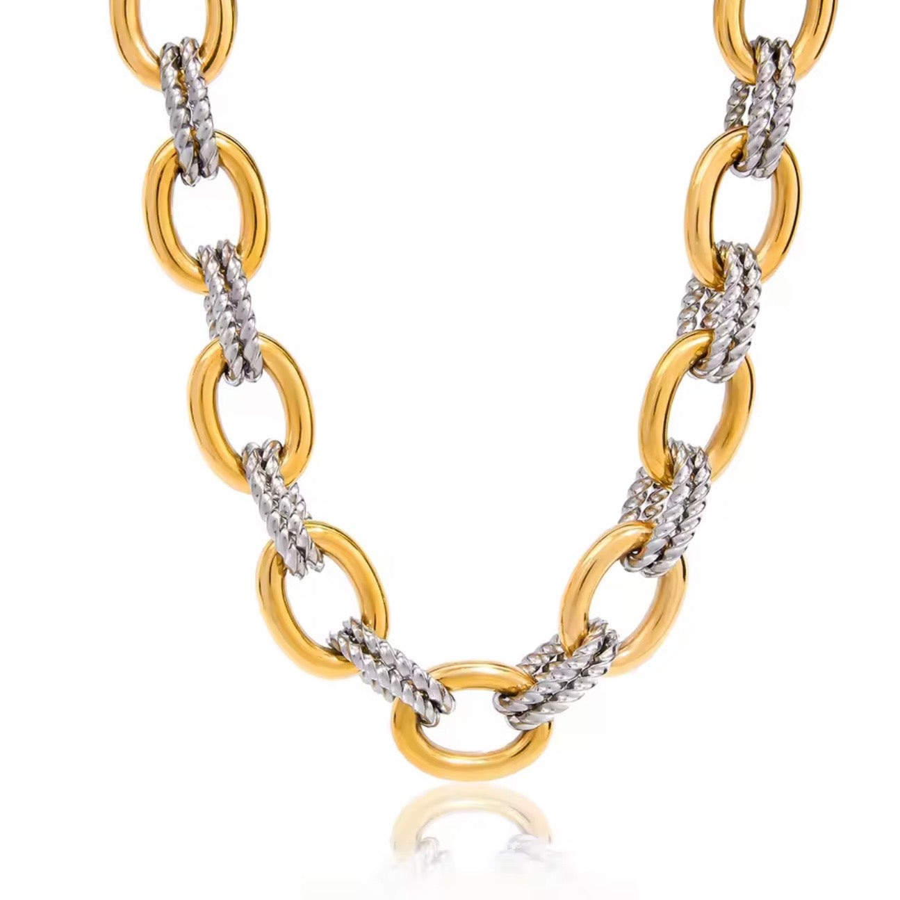 COLLAR CHUNKY BICOLOR