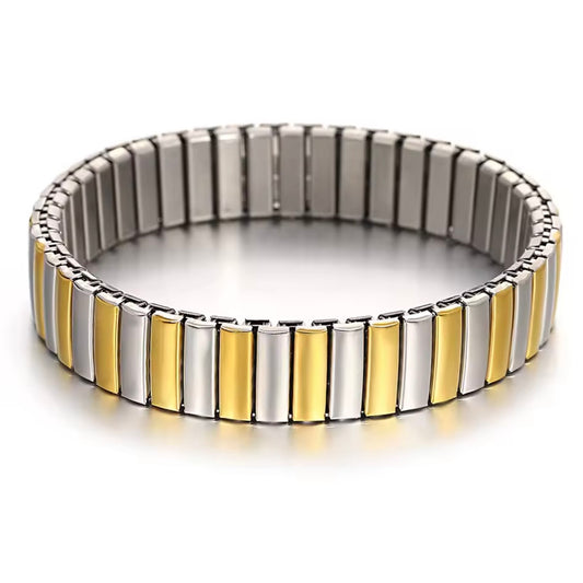 PULSERA ELÁSTICA BICOLOR