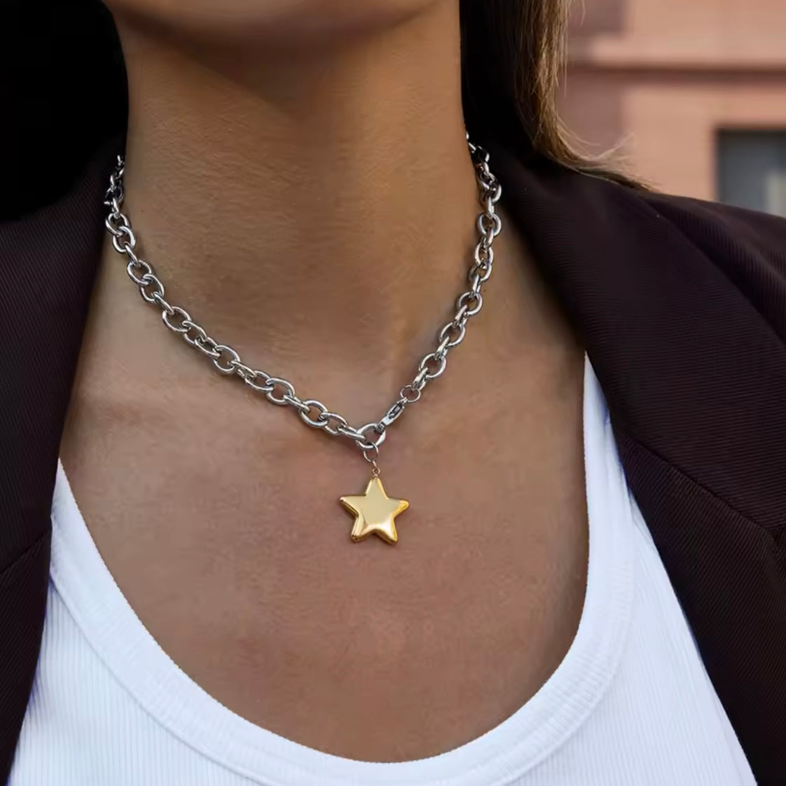 COLLAR ESTRELLA CHUNKY