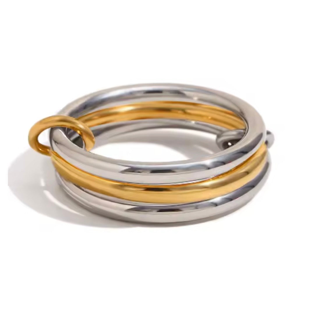ANILLO TRIPLE BICOLOR